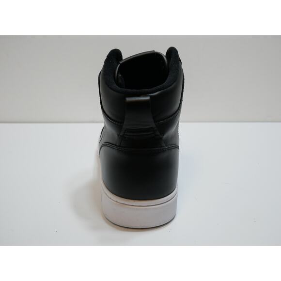 NEW POLO RALPH LAUREN COURT LEATHER HIGH TOP BLACK SNEAKER SHOES MENS SIZE - 10 - Picture 14 of 16